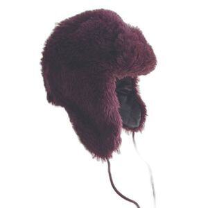 Claire's Faux Fur Trapper Hat in Dark Purple